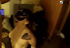 challenging my boyfriend to no-hands pegging. foot fetish and rimming drive us wild!