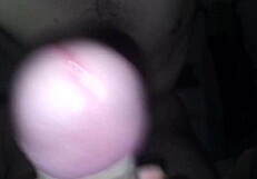 The gay guy gives a blowjob to a nice big cock, sucking it deep and hard.