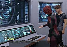 stranded in space 95, just holding hands with curvy asian milf