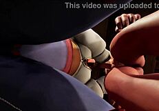 Erotic Warcraft parody with deepthroat in bath