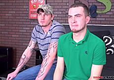 Gay Porn Stars Cage Kafig And David Hardy Sucking Big Cocks