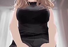 Anime Girl Rides Cock Cowgirl