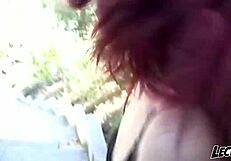 The brunette amateur delivers a POV blowjob in their gay reunion