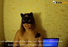 challenging my boyfriend to no-hands pegging. foot fetish and rimming drive us wild!