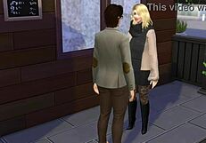 Anime Friends Share Coffee and Steamy Bathroom Fucking