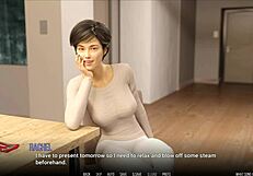 Visual novel game walkthrough for University of problems 161