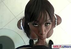 i finally got to bang my stunning ebony stepmom mystique in hardcore action