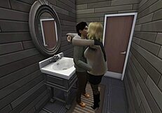 Anime Friends Share Coffee and Steamy Bathroom Fucking