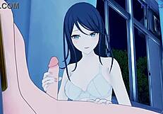 Nene Kusanagi and Ichika Hoshino having intense sex in Project Sekai hentai