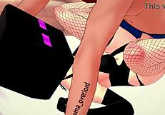 Novia Usa Mascara De Enderman Para Jugar Hentai 3d