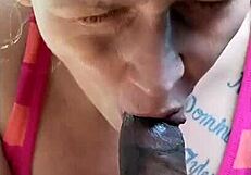 Blowjob Spitting Cum In Car