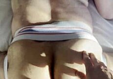 This little 18+ bear came to my house and begged for my cock in bareback sex.