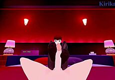 Elizabeth and Kasumi Yoshizawa intense sex in Persona hentai