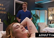 Pregnant Siri Dahl gets a cum load while watching