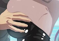 I feel the huge tits anime girl fucking me