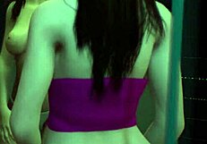 3D animated busty lesbian teens in hot dance routine and more