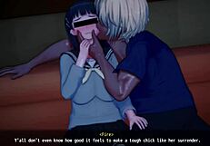 My girlfriend shows her big tits and my pervert neighbor takes photos - NTR online part 7