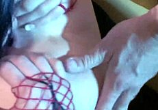 Lesbian brunettes toy play leads to anal banging