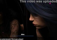 Dreams of Desire - Alex Drilling Tracy's Pussy and Ass Holes in 3D Cartoon Doggy Action