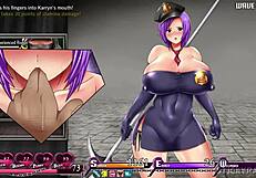 Karryns prison: white guard tries BBC and gets fucked hard in hentai game part 3