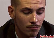 Young punk ridin’ boss’s hard cock at work... oops, meant riding!