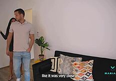 Can Sexy Colombian Mariana Martix Seduce Bank Employee Alex Charger?