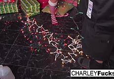 Charley Chase Gets Christmas Cock Hardcore
