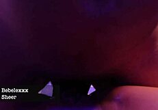 The cute putita lubricates her pussy with vibrator and begs for cum on ass in doggystyle