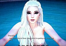 Beautiful anime boobs in 3D game environments