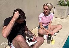 Gay neighbor gets his ass toyed by Freyjaxtreme