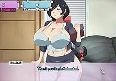 waifu hub s7 - rumi sucking blowjob in bunny outfit?