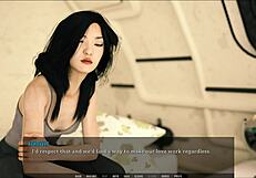 3D animated game with big-boobed babes and commented gameplay