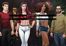 Beautiful anime game with deepthroat and fucking scenes