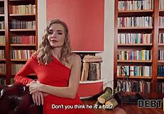 blonde janitorial duty in debt4k pov experience