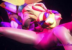 Ahri Star Guardian's Hard Sex in League of Legends Hentai!