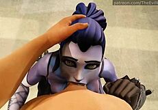 Hot Widowmaker And Raven Compilation