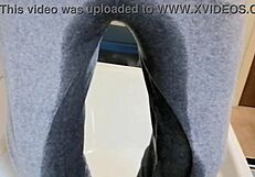 Najstnica 18+ v spodnjem perilu šokira s piškanjem - kompilacija drugi del