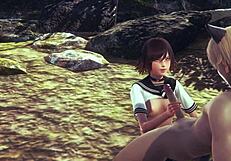 I'm Obsessed with Mia's Uncensored Hentai Jerk Off and Creampie!