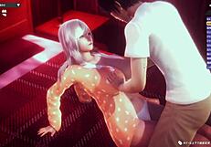 ハニーセレクト白髪の女の子と思いっきりセックス