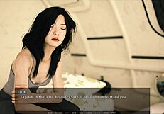 3D animated game with big-boobed babes and commented gameplay