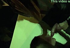 Gloryhole SEX and CUM Walk in Public Cinema