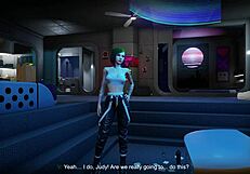 Cyberpunk porn parodies with hot cowgirl action and more