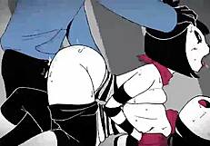 I enjoy cartoon adventures with mime