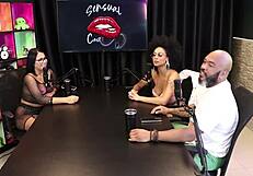 Tifany Rocha viser patter i brasiliansk gangbang DP diskussion