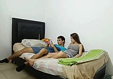 Stepbro gives me a steamy blowjob and hardcore sex