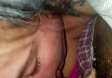 Italian European interracial encounter in a private setting