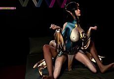 wanna watch feng qing er bang the monk in 3d?