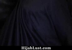 Listen, this horny hijab babe cheats with milf riding cock hard
