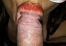 Sucking dick and sucking the head, how delicious!