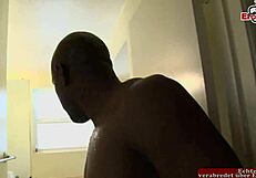 Young blonde enjoys interracial encounter with big black cock